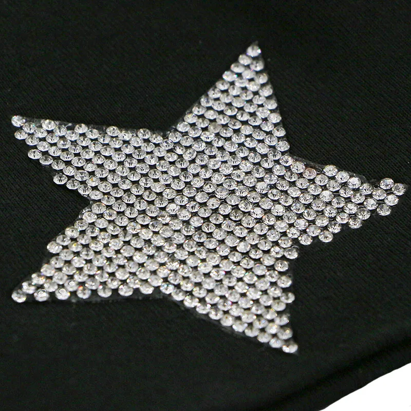 

Women Winter Slouch Cotton Beanie Hat for Ladies Rhinestones Star Baggy Beanies Skullies Cap Autumn Novelty Femme Gorro Festival