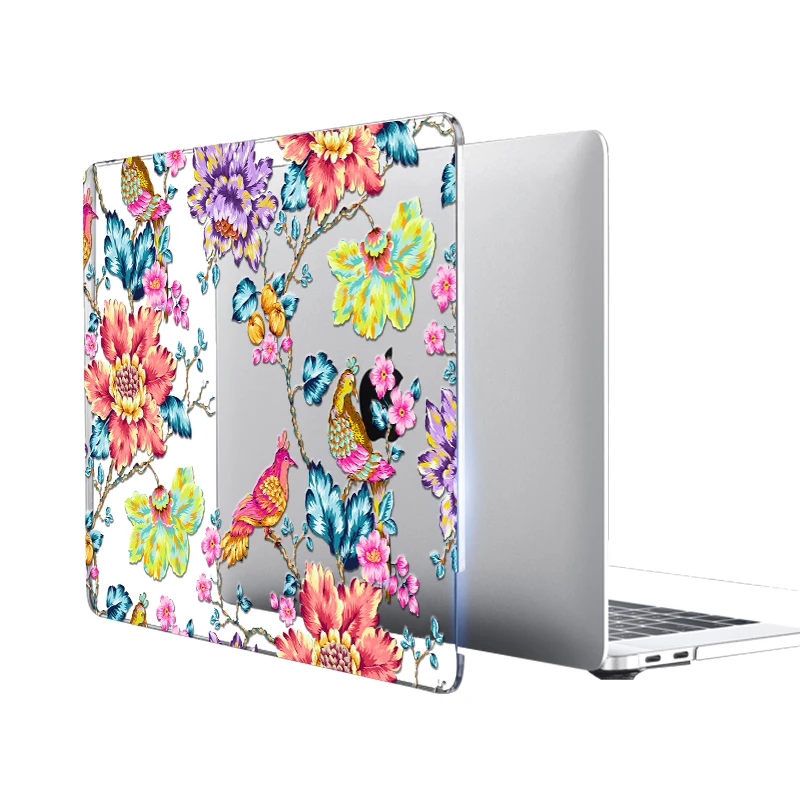 MTT туфли с цветами из стразов чехол для ноутбука Macbook Air Pro retina, возрастом 11, 12, 13, 15 дюймов с сенсорной панелью жесткий чехол для macbook 13,3 дюймов чехол для ноутбука