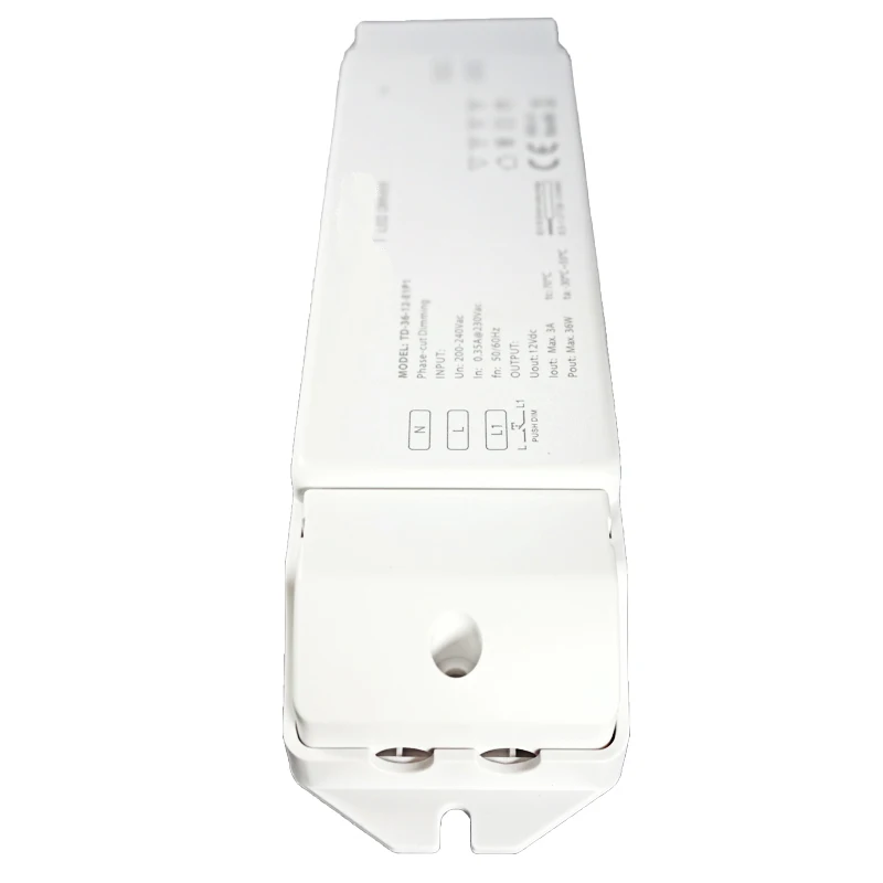Новый светодиодный затемняя драйвер 200V 240V Вход 36W 24V 1.5A Выход постоянного