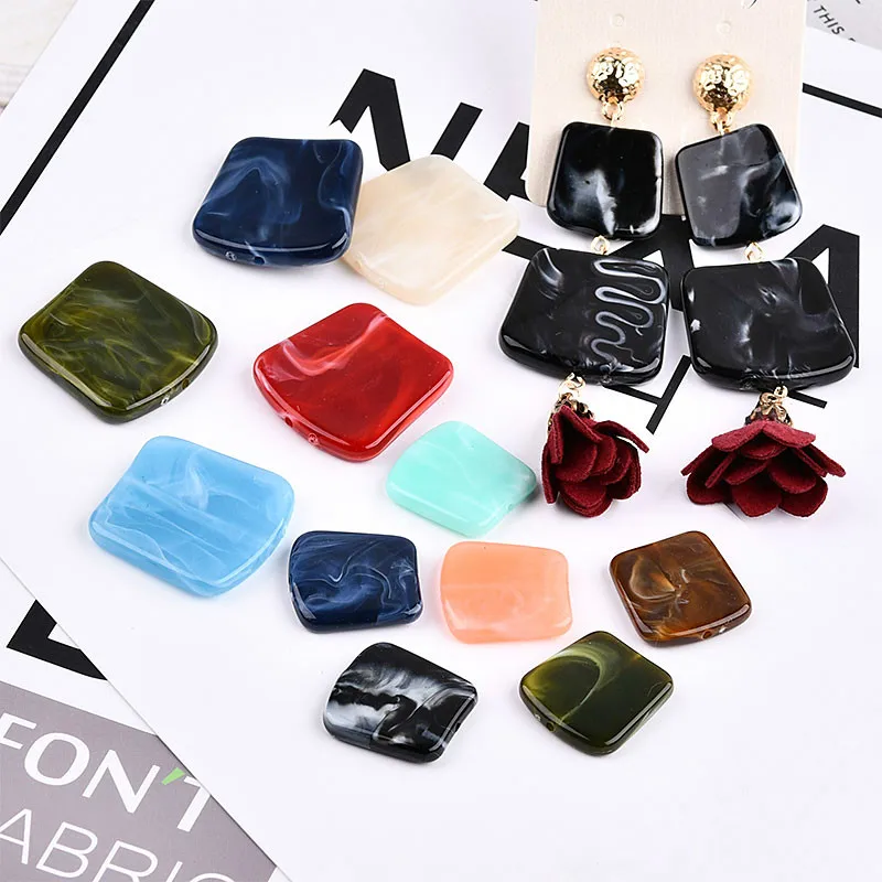 DIY аксессуары для наушников имитация камня нефритовый мрамор смола прямые