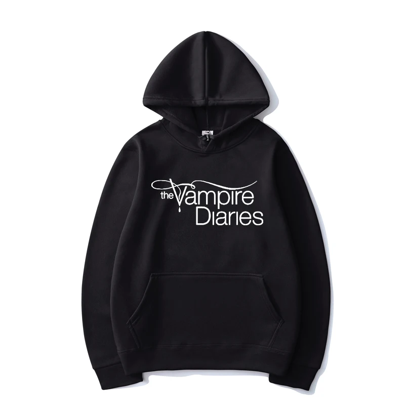 

The Vampire Diaries Hoodies Fashion Men Women TV Series Streetwear Hooded Sweatshirt Sport Casual Hoodie Pullover Tops Male Coat