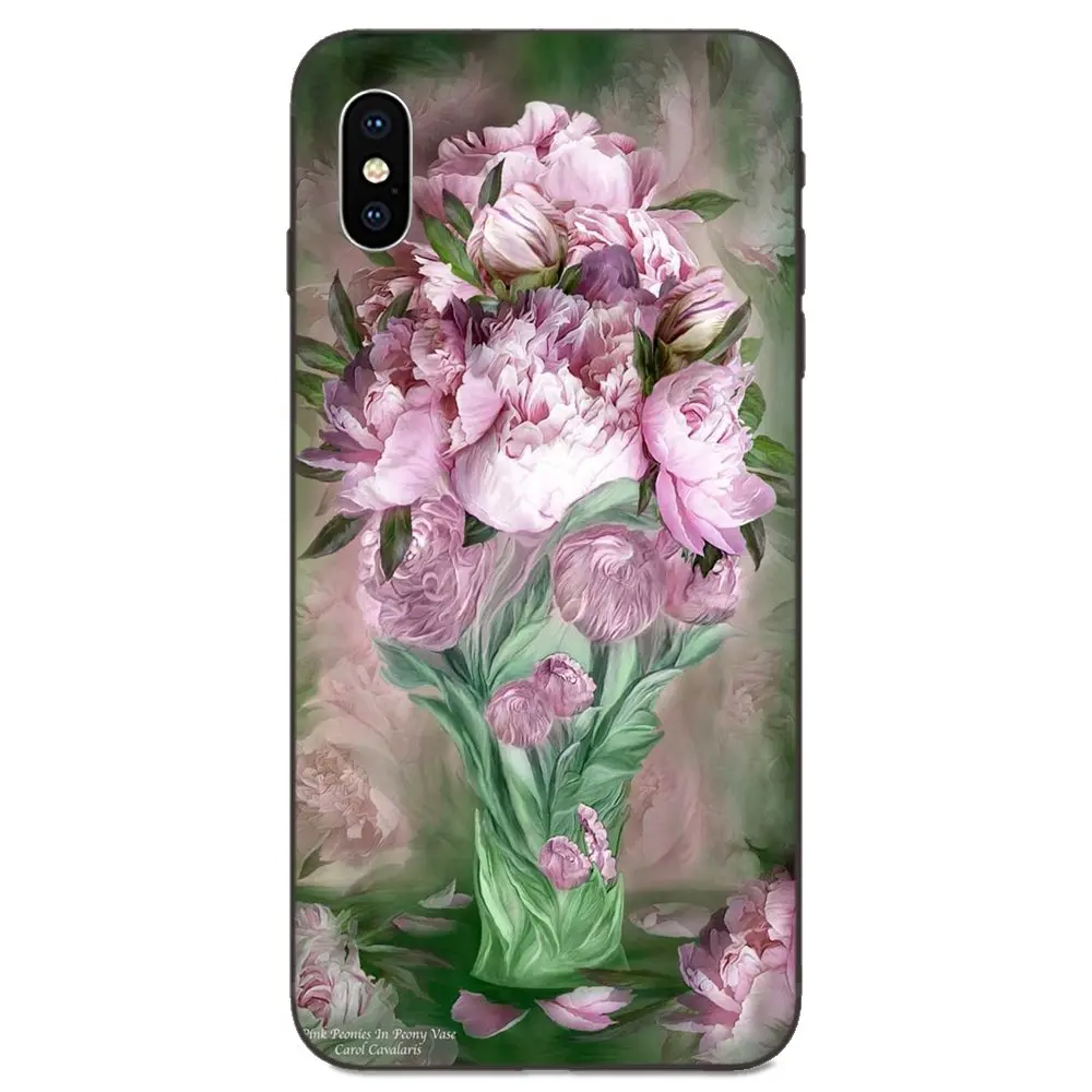 Пион Sunflowe Роуз Дэйзи сливы с красивыми растениями цветком для Galaxy A10S A20S A2 Core A30S A40S