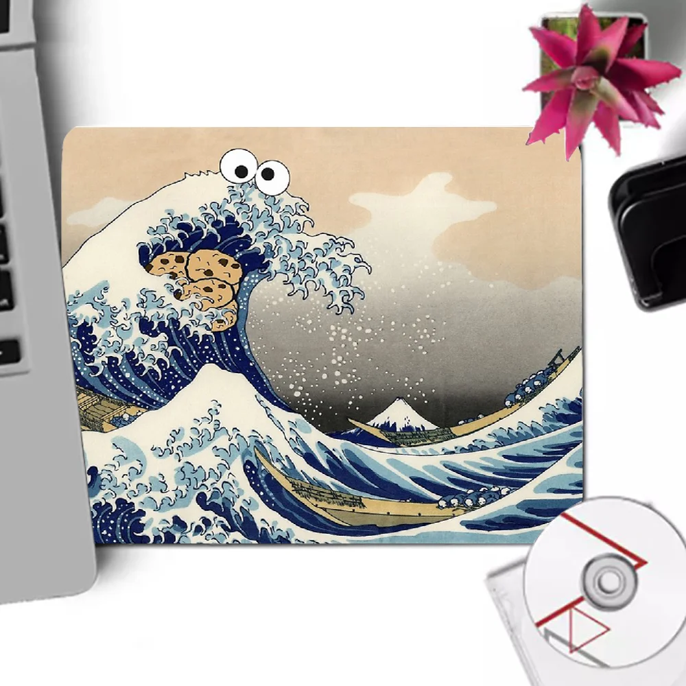 

Great Wave Off Gaming Mouse Pad PC Mousepad Game Pad Cartoon Rubber Mouse Pad Office Keyboard Pad