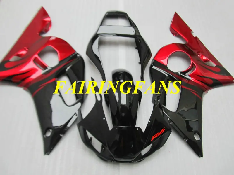 Комплект обтекателей для мотоцикла YAMAHA YZFR6 98 99 00 01 02 YZF R6 YZF600 1998 2000 2002 красный