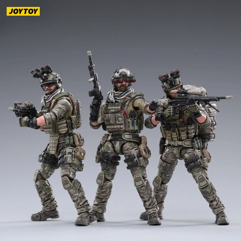 

JOYTOY 1/18 (3 шт./компл.) Экшн-фигурка морских котиков США коллекционная игрушка военная модель