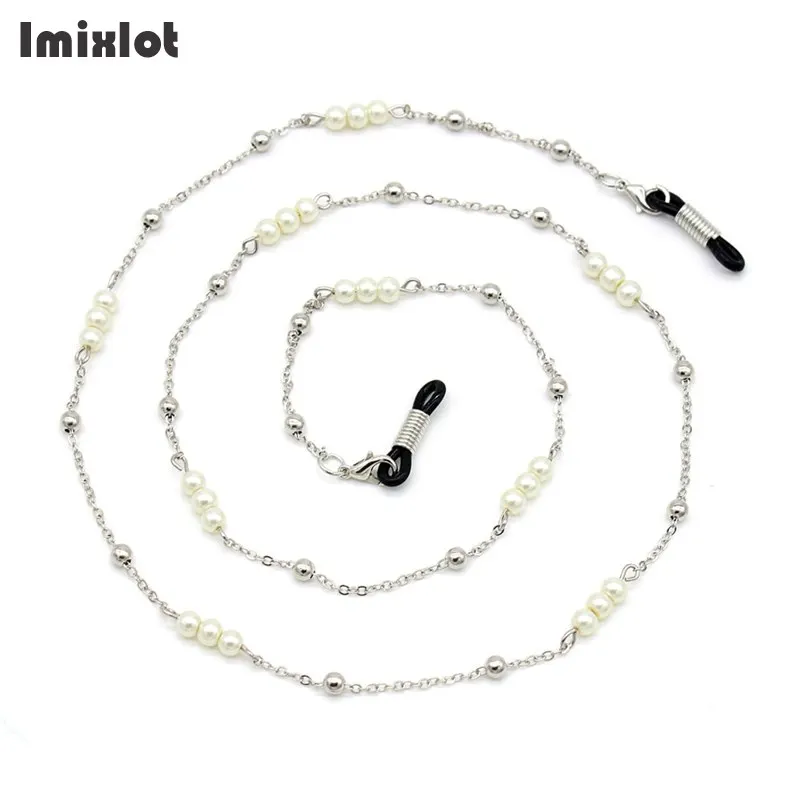 

NEW Fashion Chic Womens Eyeglass Chains Sunglasses Reading Pearls Beaded Glasses Chain Eyewears Cord Holder Neck Strap Rope