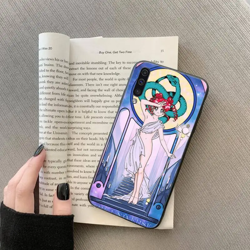 

sailor moon tarot card Phone Case For Samsung galaxy S 7 8 9 10 20 edge A 6 10 20 30 50 51 70 note 10 plus