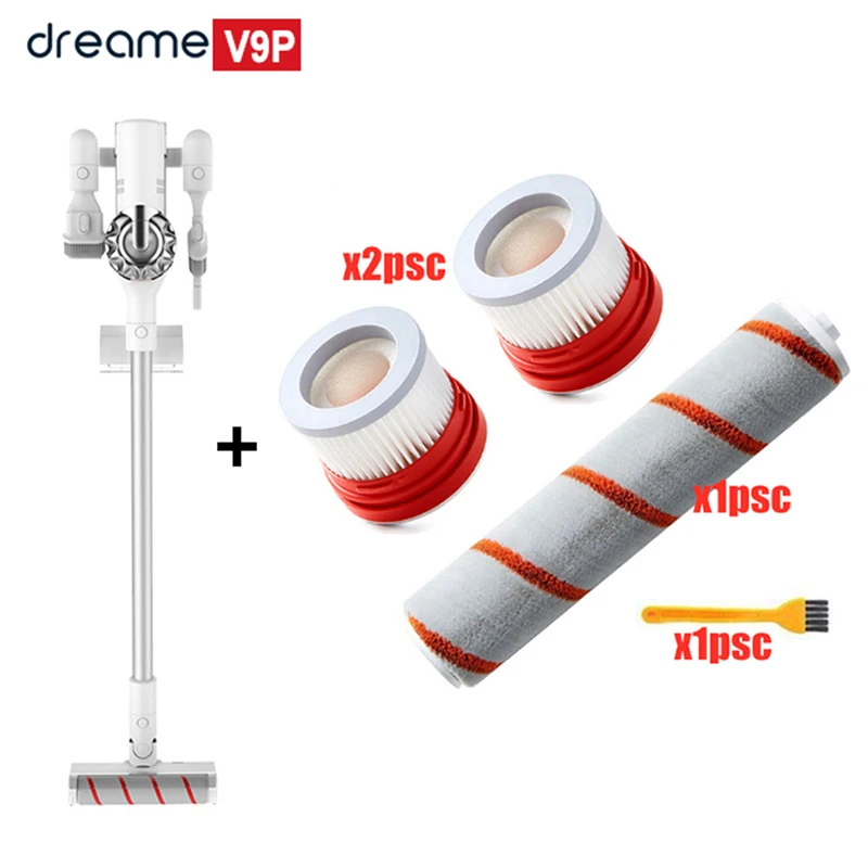 Dreame V9 пылесос беспроводной циклонный фильтр Ручной беспроводной Mi ковер развертки пылесборник домашний пылесос портативный - Цвет: V9P add 4pcs