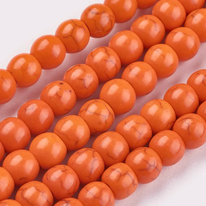 6 мм 65 шт. окрашенные Круглые синтетические конусы полузеркальные Разноцветные