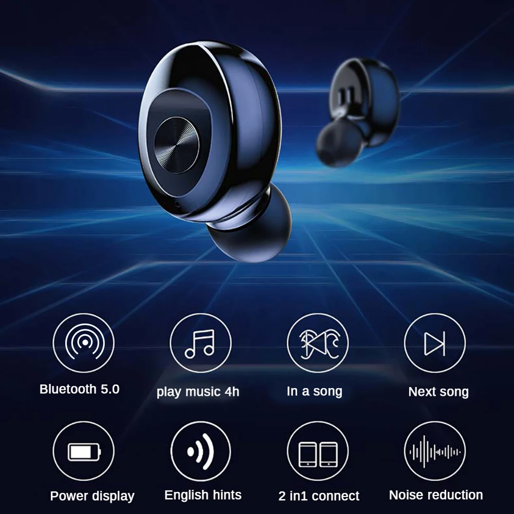 Хит продаж портативные TWS Bluetooth 5 0 Hi-Fi беспроводные наушники-вкладыши XG12