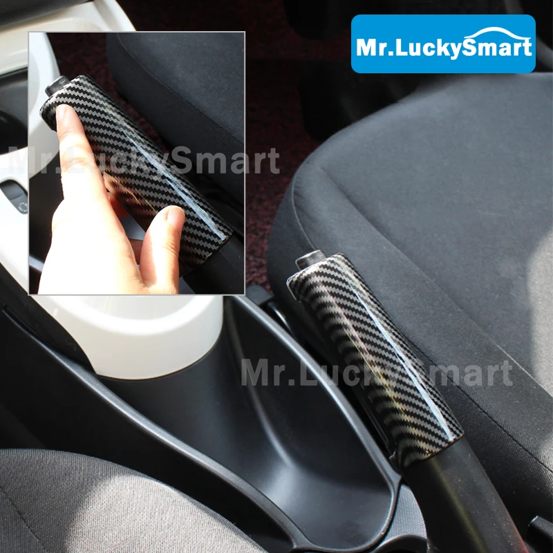 

Car Handbrake Decorative Shell Brake Lever Cover For Mercedes Smart 453 Fortwo Forfour Car Interior Products Styling Accessories