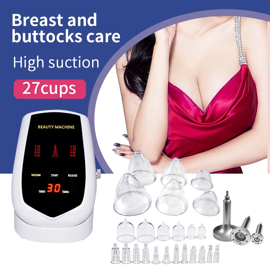 

Women's health care vacuum suction breast pump nipple stimulate chest massage body massage vacuum therapy machine(LW-121)