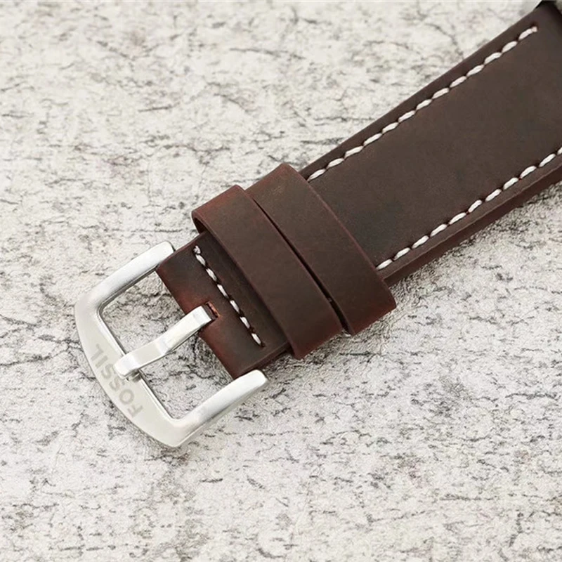

fossil- Men's Watches Men Business Fashion Leather Watch Moon phase Date Luminous Multi-function Sport Quartz Clock