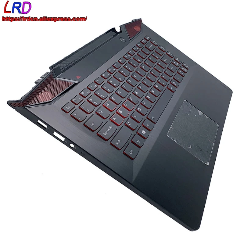 

New Original Shell C Cover Upper Case Palmrest with US English Backlit Keyboard for Lenovo Y700-14ISK Laptop 5CB0K44740