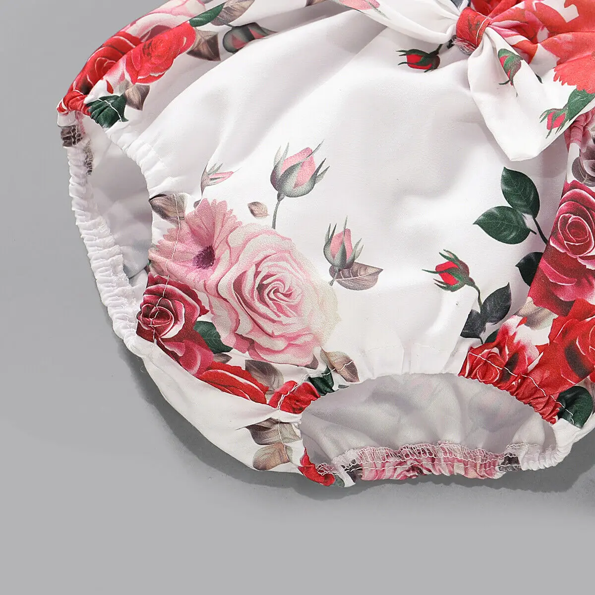 

CANIS Infant Newborn Baby Girls Ruffle Tops Suspender Tutu Short Pants Shorts Outfits Sunsuit