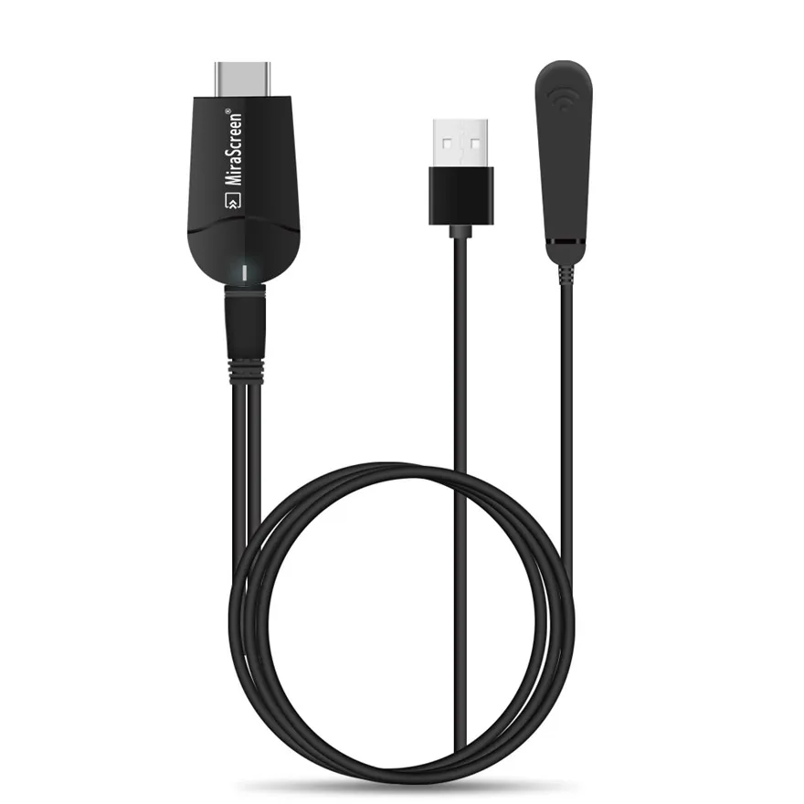 

Mirascreen Wireless WiFi Display Dongle Receiver 2.4G 5G HDMI Wifi Video Adapter Miracast Airplay For iPhone iPad iOS Android