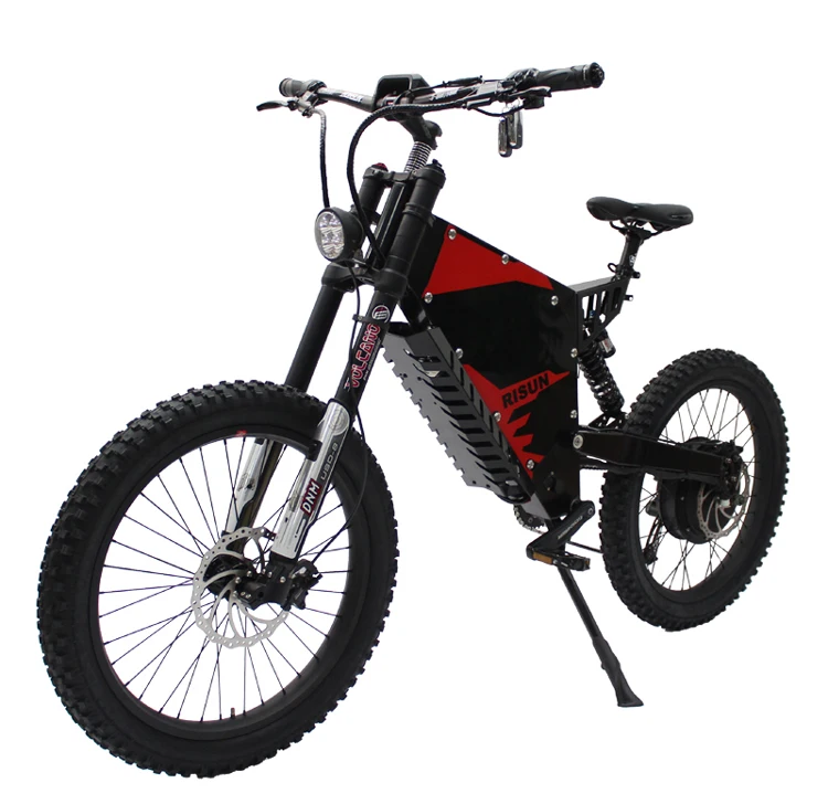Мощный электрический велосипед eBike Mountain 72 в 3000 Вт или 5000 с литий ионным