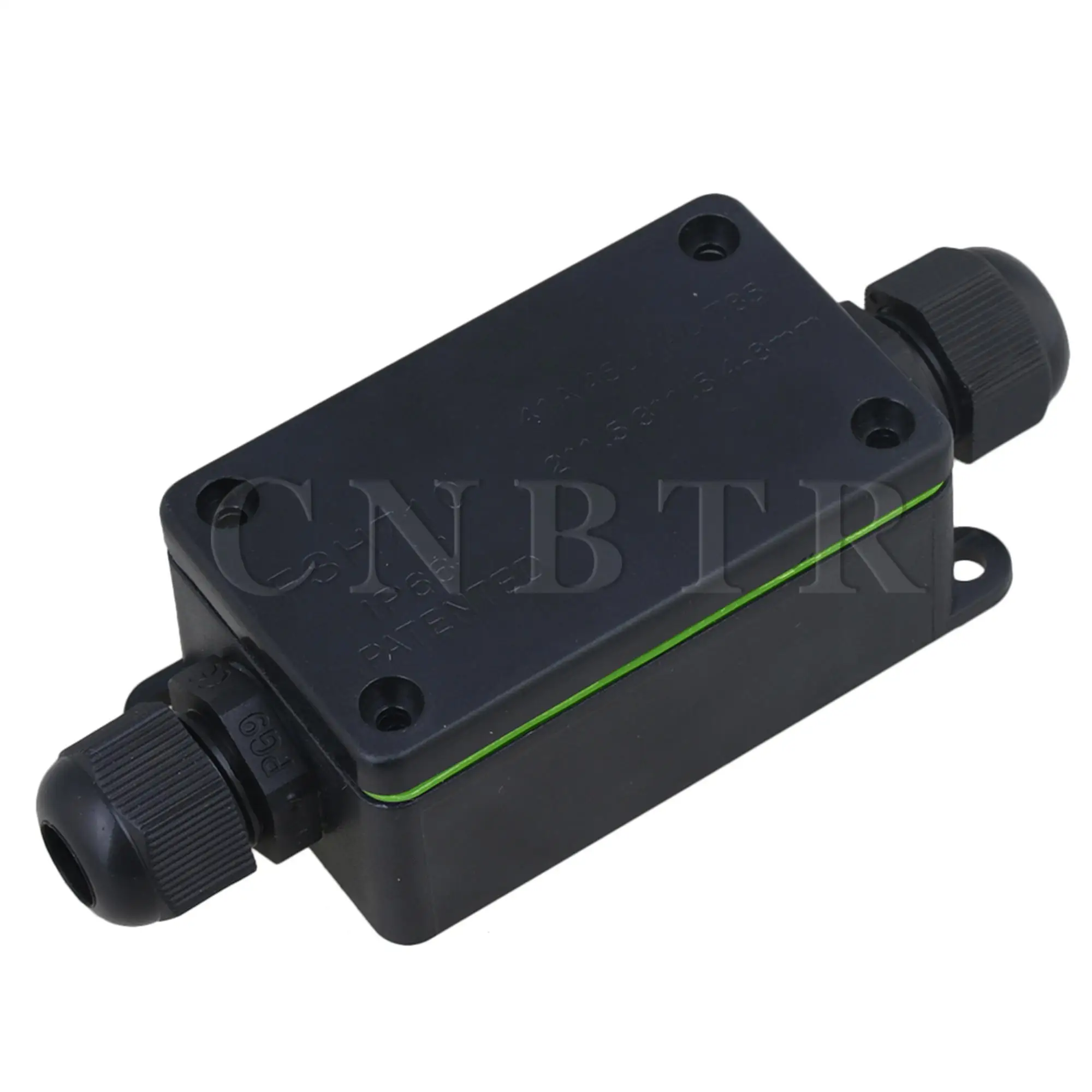 CNBTR черные пластиковые электрические коробки IP65 двухсторонняя