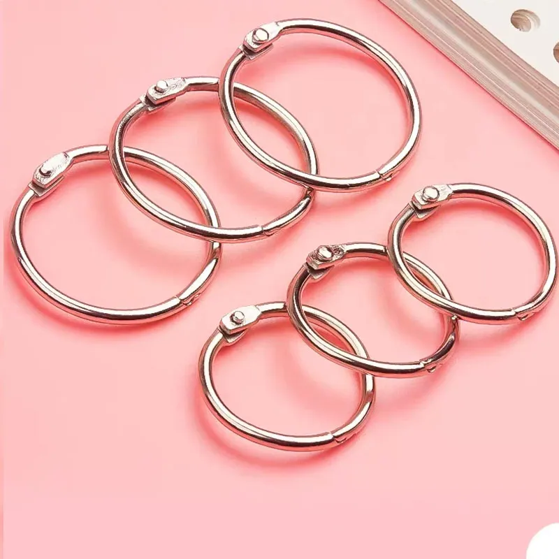 Высокое качество 10 шт./лот металлическое кольцо для переплета 15 30 мм сделай сам