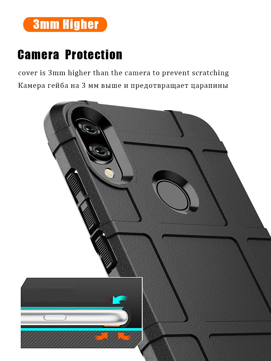 Чехол для Redmi Note 7 Pro на открытом воздухе высокотехнологичная подушка безопасности защитный чехол противоударное покрытие для Redmi Note 7 6 Pro для Redmi 7 6 7A 6A чехол