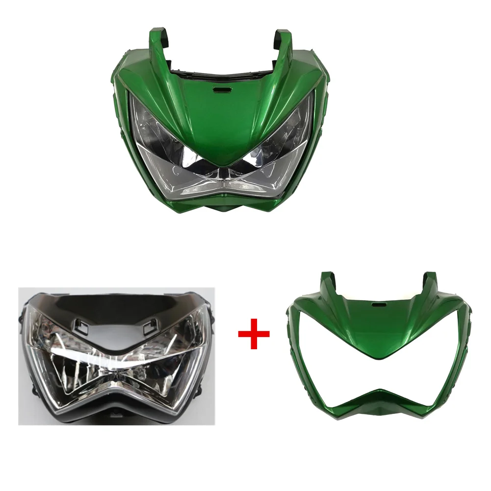 Передняя фара для Kawasaki Z250 передняя с полным покрытием носа 2013 2020 Z 250|Накладки и