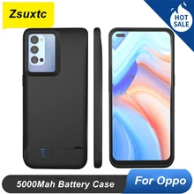 5000 Mah For Oppo Reno4 Reno3 Pro Reno5 Pro 10X Power Case For Oppo Reno 5 Battery Charger Case Phone Power Bank