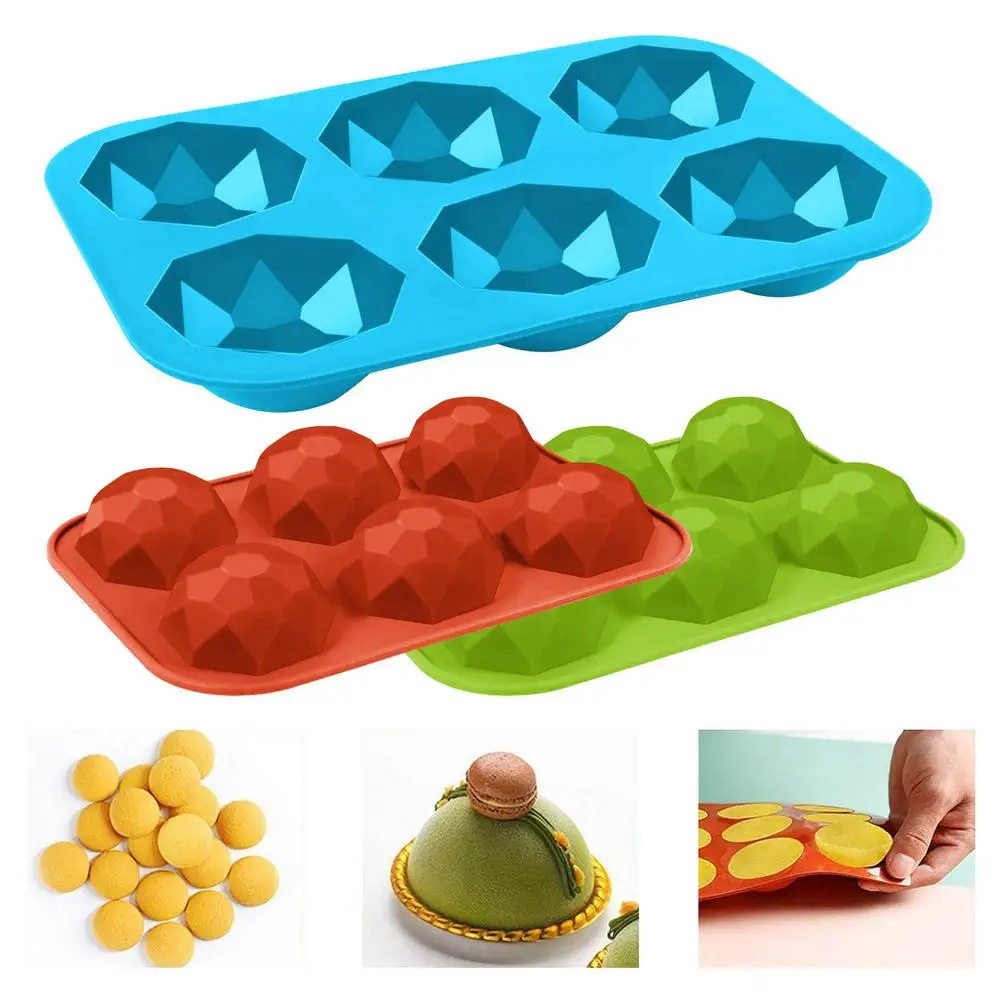 

3PCS Semi Sphere Silicone Baking Mold for Baking 3D Bakeware Chocolate Half Ball Sphere Mold Cupcake Pan Cake DIY Kitchen Tool
