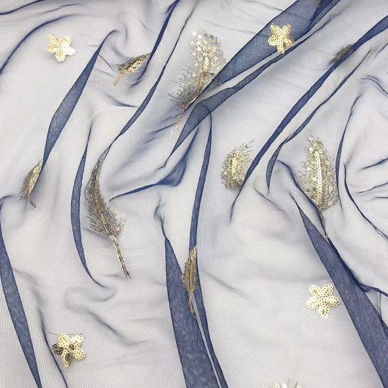 Блестящая вышивка блестками фототкань для юбки-пачки фотоплатье ручная работа