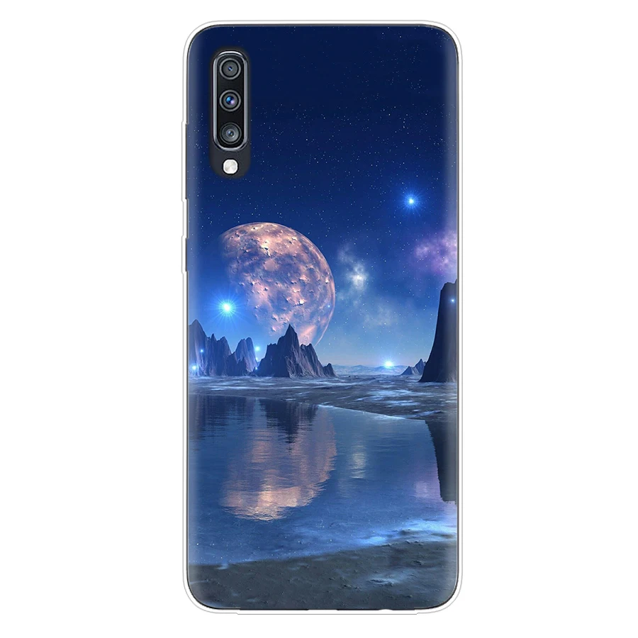 Чехол Moon Moonlight для Samsung чехол телефона S21 FE S20U A50 A70 A51 A71 A10 A20E A20S A30 A40 оболочка S10Plus A6 A7
