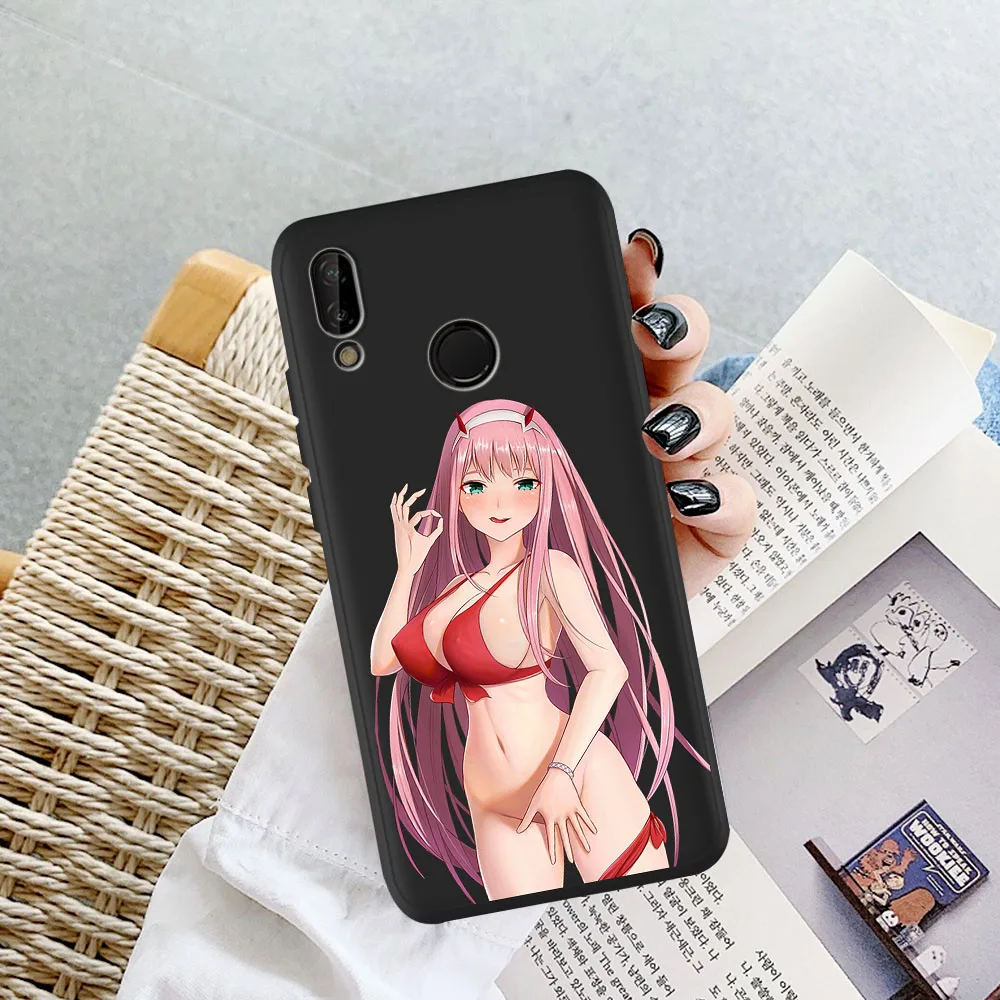 

2021 Anime Darling in the Franxx Sexy Zero Two Phone Case Cover For Huawei P8 P10 P20 P30 P40 Lite Pro Mate 30 20 10 Lite Pro