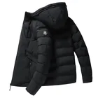 Мужская зимняя куртка, Мужская одежда, Корейская мужская пуховая куртка с хлопковой подкладкой, мужская куртка с капюшоном, мужская зимняя куртка, новинка 2021