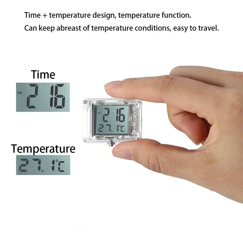 Универсальные водонепроницаемые часы для мотоцикла светящиеся квадроцикла
