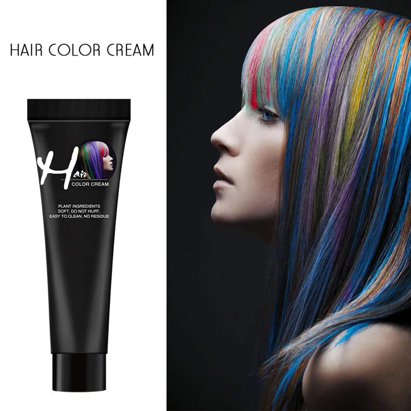 Временная Краска для волос женщин восковая временная краска одноразовая крем