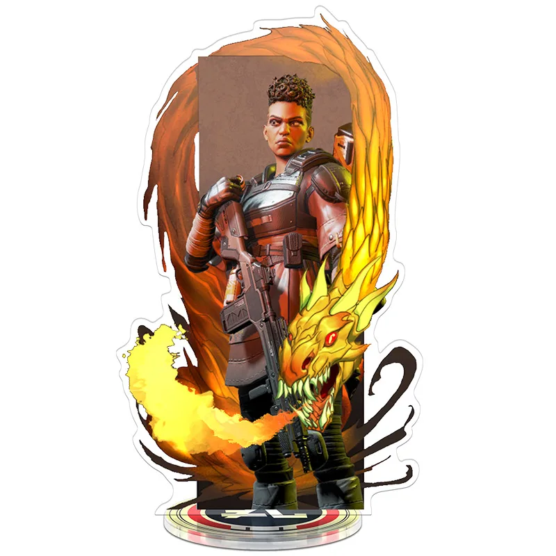 Фигурка игрушечная Apex legends акриловый стенд для куклы мираж каустик Бангалор