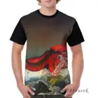 Забавный Графический Мужская футболка с рисунком футболки нежный гигант-Осьминог женская футболка с коротким рукавом для детей с длинными рукавами Повседневные футболки