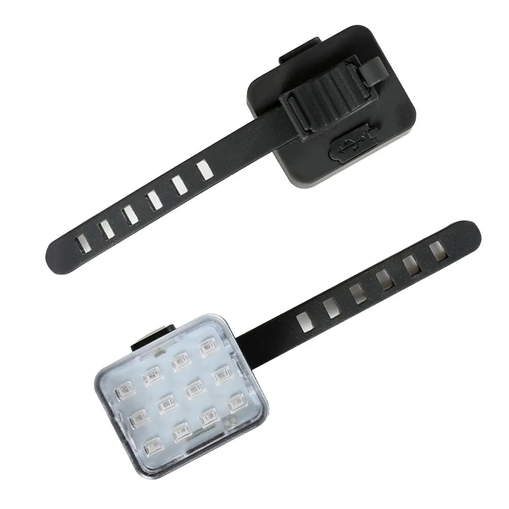 

Clear Bicycle Taillights Colorful Warning Light Cycling Light MTB Bike