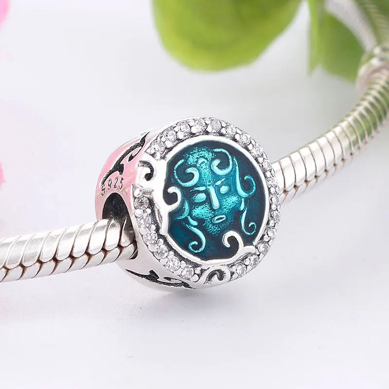 Бусины-шармы для браслета из серебра 2019 пробы с эмалью | Украшения и аксессуары