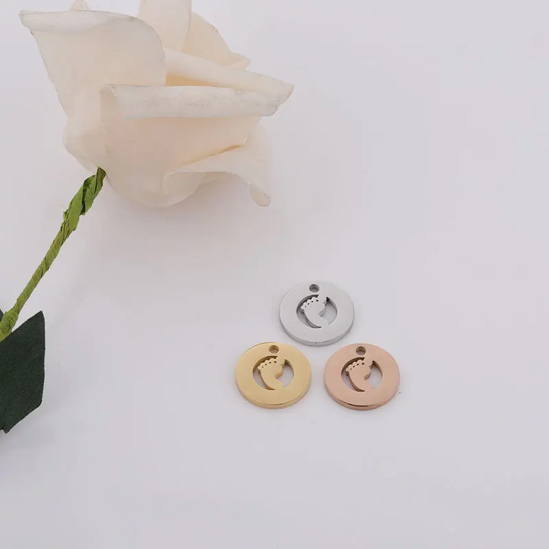 Подвески из нержавеющей стали под золото 5 шт.|Шармы| |