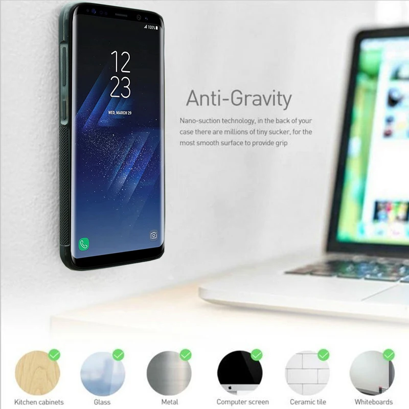Фото Антигравитационный чехол для Samsung Galaxy Note 10 9 8 s10 Plus S8 S9 + телефона