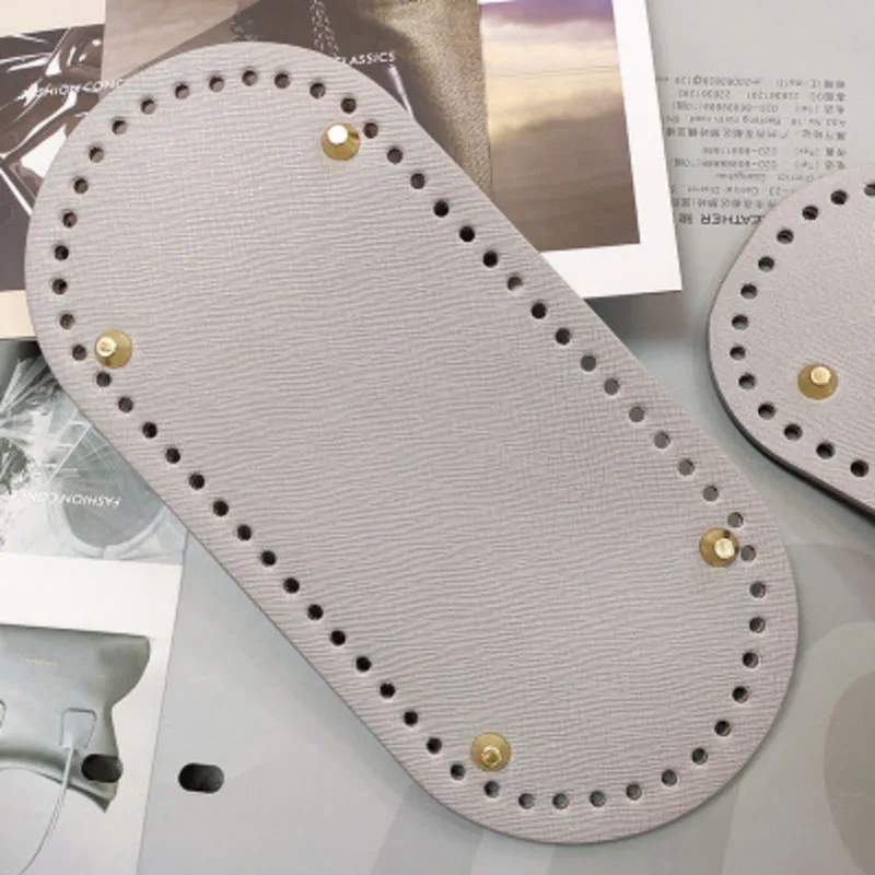 Нижняя часть кожаной сумки 25x12 см овальная сумка ручной работы с длинным дном