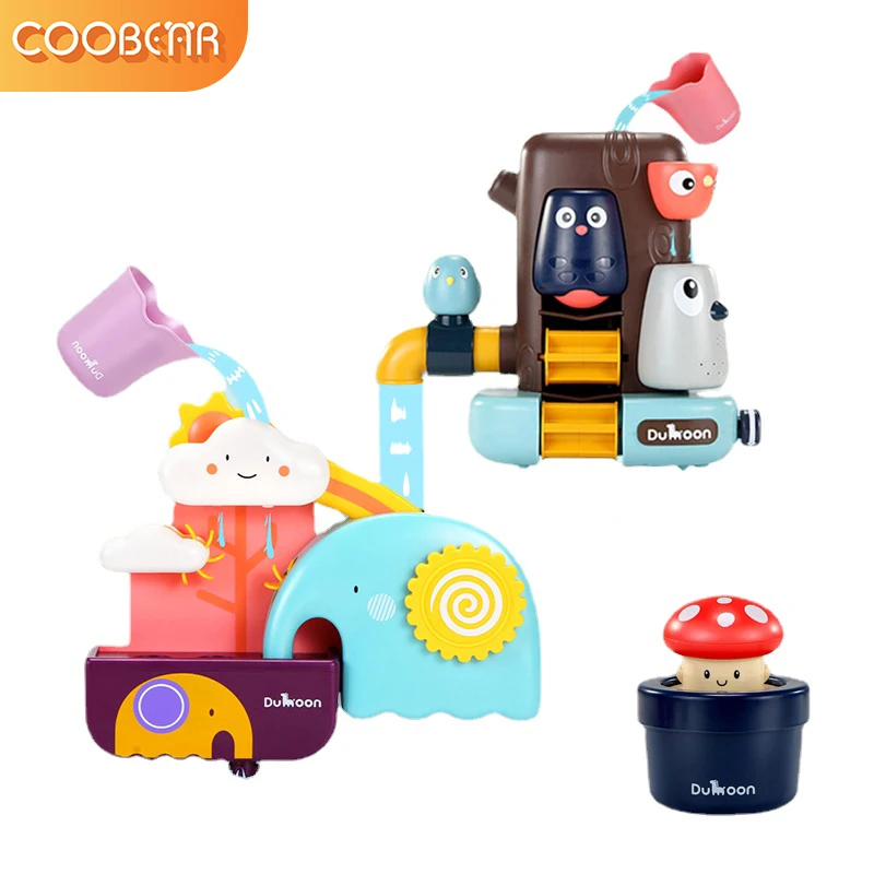 

Baby Bath Toys Pipeline Elephant Bird Water Spray Shower Game Swim Pool Bathroom Bathing Kids Bath Gifts For Children Toddlers