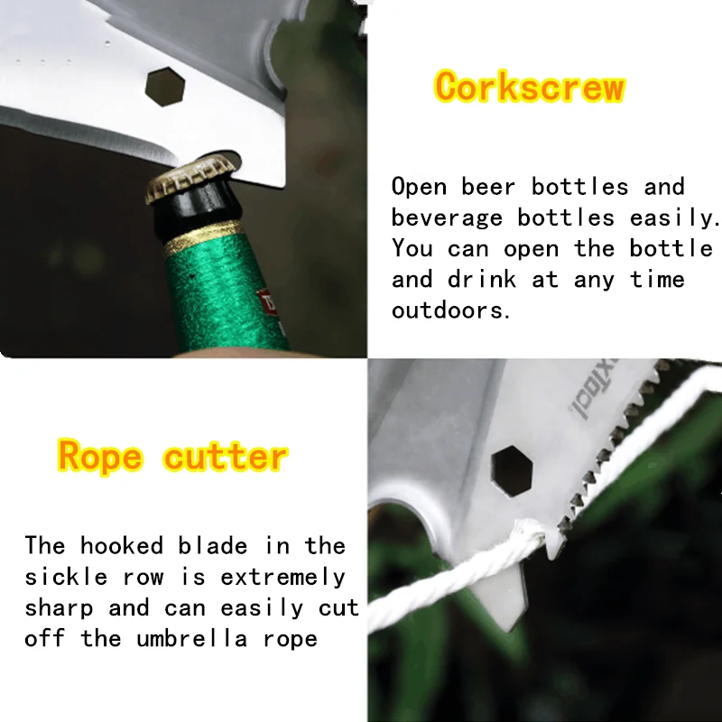 Многофункциональная лопата Nextool Военная Тактическая Лопата для отдыха на