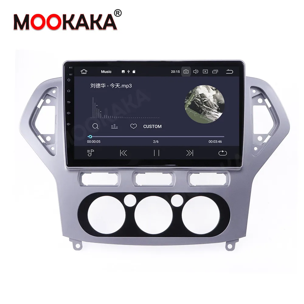 Автомагнитола на Android 10 0 с GPS навигацией для Ford mondeo MK4 2007 2010 DSP автомобильная