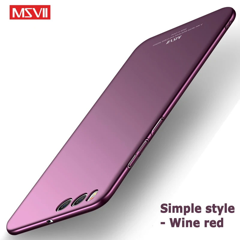 Simple Wine red Для Xiaomi mi Note 3 чехол MSVII Тонкий матовый чехол для Xiaomi mi Note 3 чехол Xio mi Note3 Жесткий ПК чехол для Xiaomi Note 3 чехол для телефона - Цвет: Simple Wine red