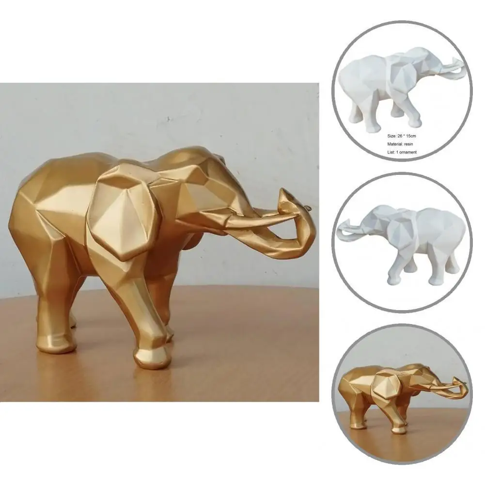 Статуэтка из смолы симпатичная привлекательная статуэтка слона легкая - купить