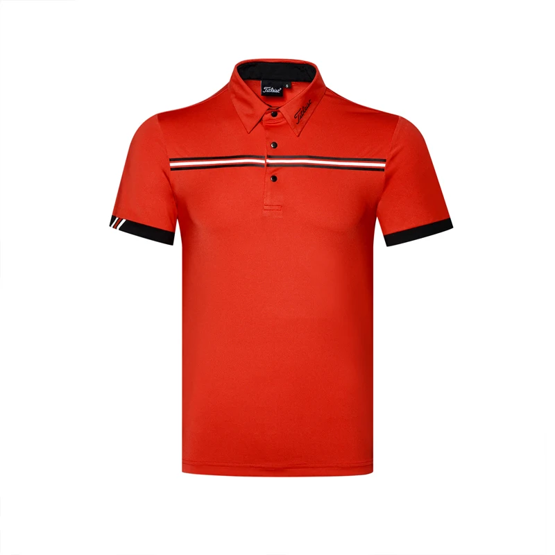 

New Style Golf Wear Short-sleeved Men's 4-color Summer Outdoor Sports Polo Shirt Quick-drying and Breathable