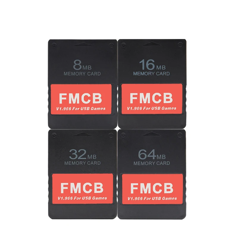 

10PCS 8MB 16MB 32MB 64MB For FMCB V1.966 Game Memory Card for PS2 PS1 Game Console USB Hard Drive Video Game Adapter Card