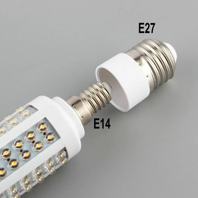 Адаптер-переходник с винтом на байонетную лампу адаптером для E27-E14 | Лампы и