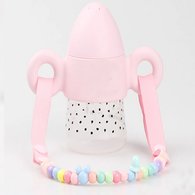 

Baby Bottle Strap Dummy Clip Holder Stroller Rope Teether Nipples Pacifiers Cups Anti-lost Strap Accessories Slip-Resistant Belt