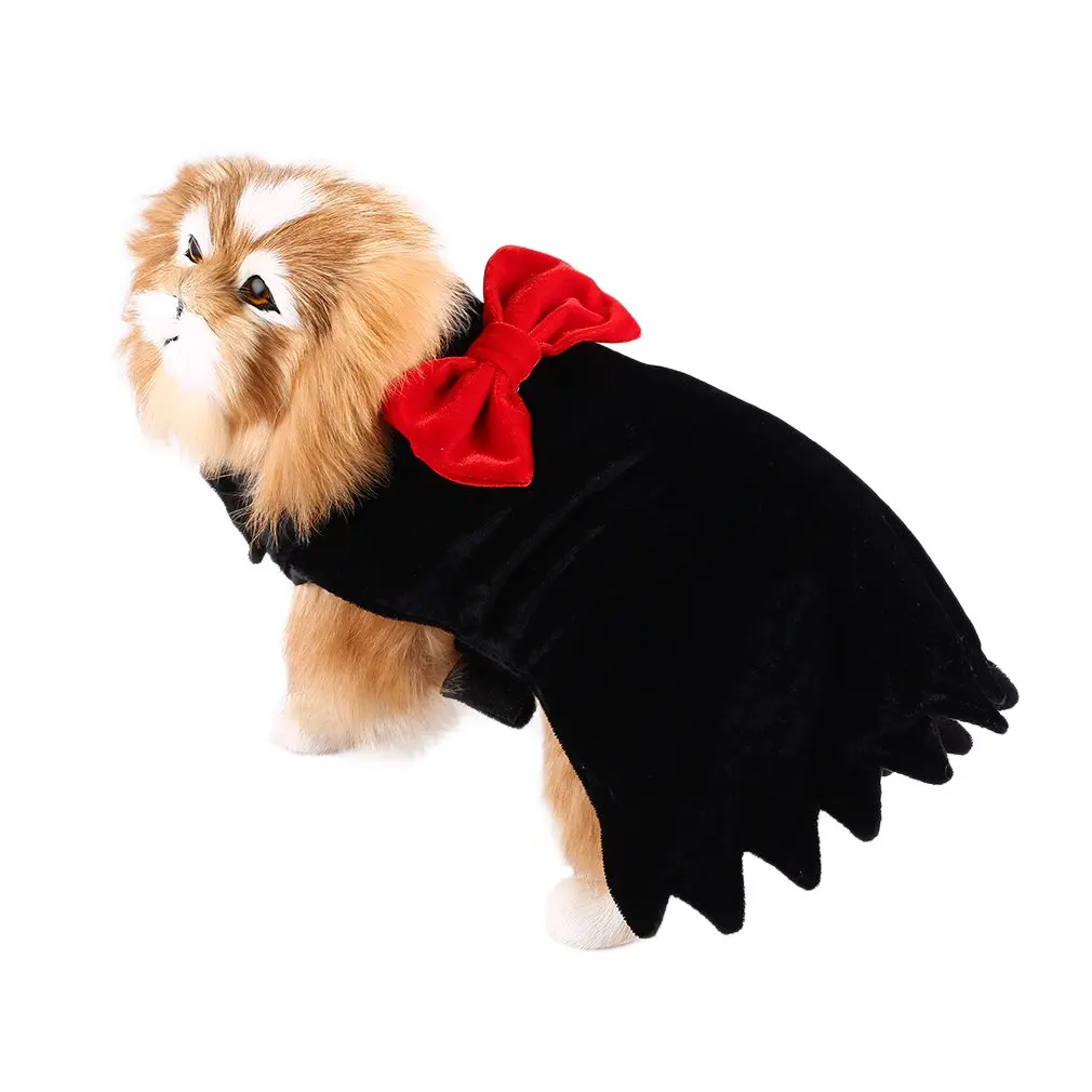 Модная Одежда для питомцев с бантом элегантная Милая маленьких собак кошек